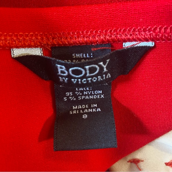 Sexy Red Lace Body by Victoria Mini Skirt - Picture 7 of 9